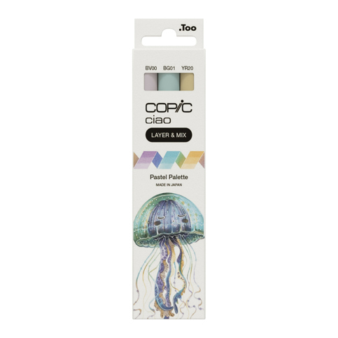 Copic Ciao "LAYER & MIX" 2D Set - Pastel Künstler Marker