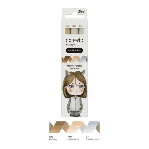 Copic Ciao Layer & Mix - Manga Set Mellow Palette