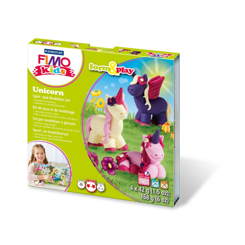 Staedtler FIMO kids 8034 form&play Set - Unicorn Strukturpaste