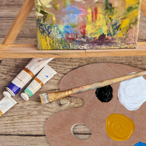 Relaxdays Mischpalette 10026738_58 - Holz