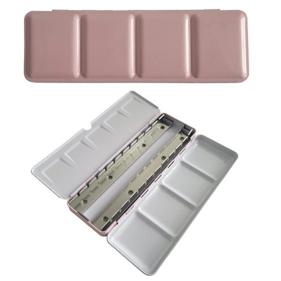 architekturbedarf Aquarell-Leerkasten - Pastellrosa Malzubehör Leerkasten