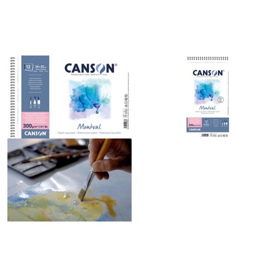 Canson Aquarellblock Montval - 300 g/qm Aquarellpapier