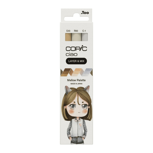 Copic Ciao Layer & Mix - Manga Set Mellow Palette