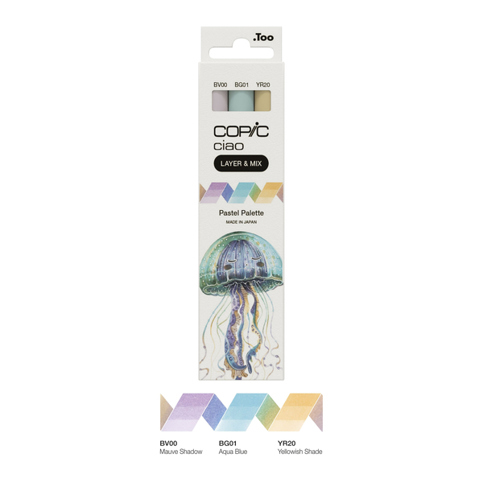 Copic Ciao "LAYER & MIX" 2D Set - Pastel Künstler Marker