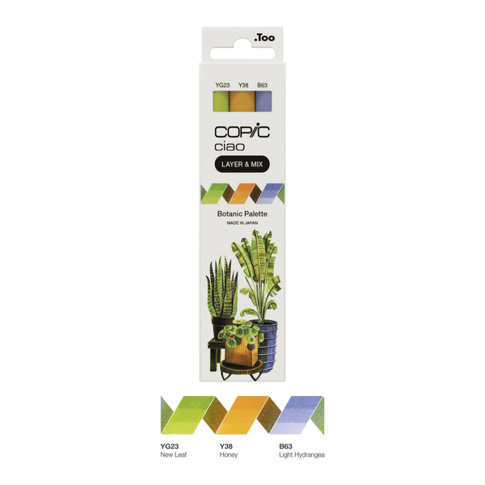Copic Ciao LAYER & MIX Botanic Palette - Mischpalette für Anfänger