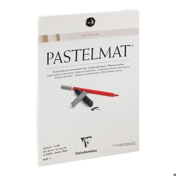 Clairefontaine Pastelmat N°1 - kopfgeleimt Pastellpapier