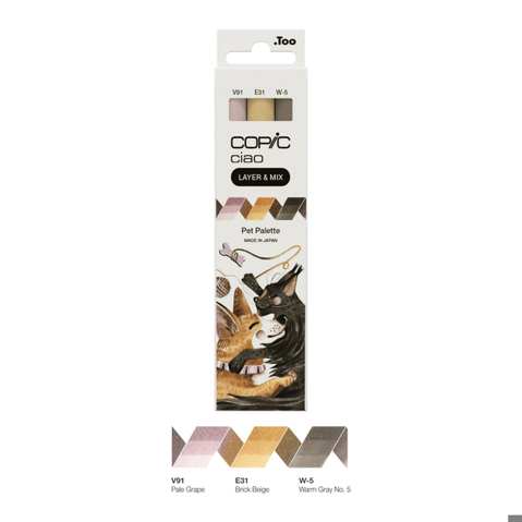 Copic Ciao "LAYER & MIX" Pet Palette - Mischpalette Set