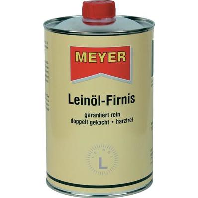 Meyer-Chemie Leinöl-Firnis honigfarben - 1l Dose Leinölfirnis