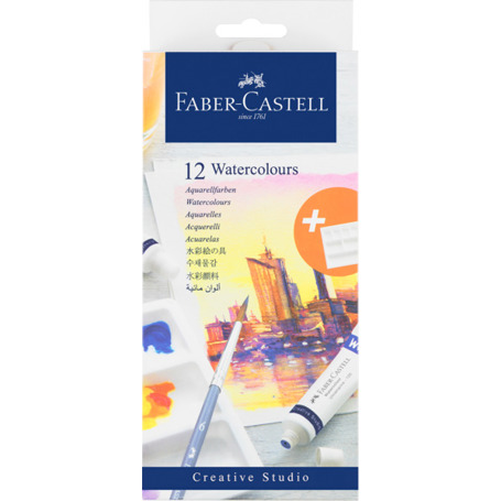 Faber-Castell Aquarellfarben Creative Studio - sortiert Mischpalette