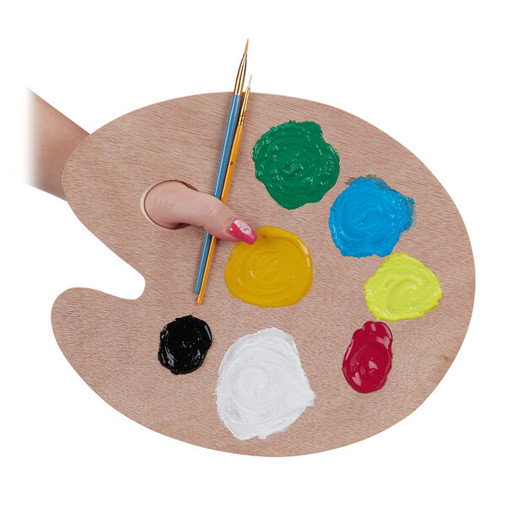 Relaxdays Mischpalette 10026738_58 - Holz
