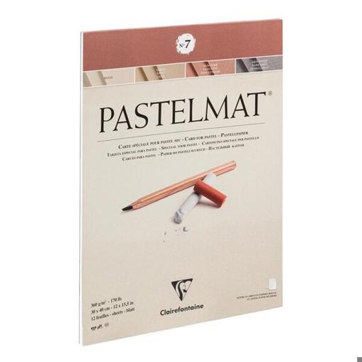 Clairefontaine Pastelmat N°7 - kopfgeleimt Pastellpapier