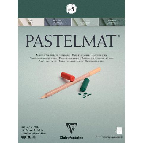 Clairefontaine Pastelmat N°5 - Sortiert Pastellpapier