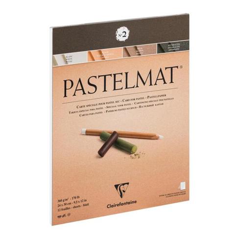 Clairefontaine Pastelmat N°2 - 4 Farben sortiert Pastellpapier