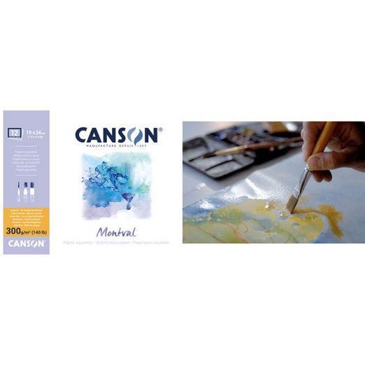 Canson Montval - Aquarellblock