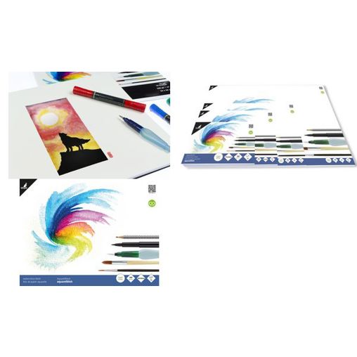 Kangaro Aquarellpapier-Block K-5302 - 300 g/qm Aquarellpapier