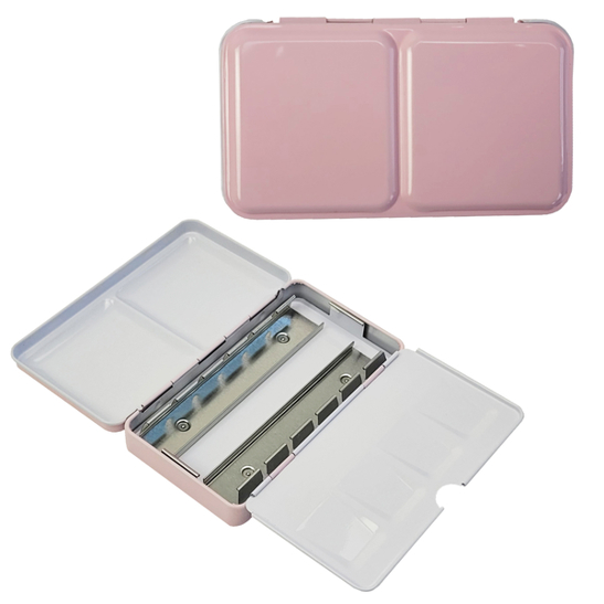 architekturbedarf Aquarell-Leerkasten - Pastellrosa Malzubehör Leerkästen