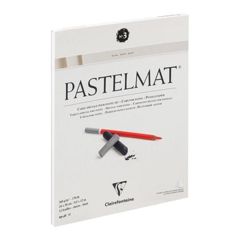 Clairefontaine Pastelmat N°3 - Weiß Pastellpapier