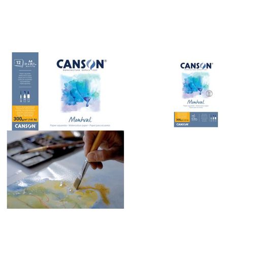 Canson Aquarellblock Montval - 300 g/qm