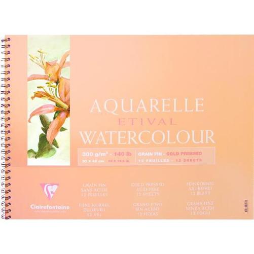 Clairefontaine Etival - Feinkörnig Aquarellpapier