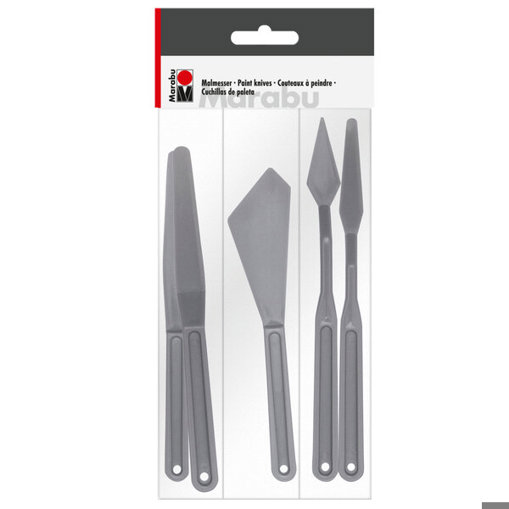 Marabu Malmesser-Set 0173000000031 - Kunststoff Malmesser