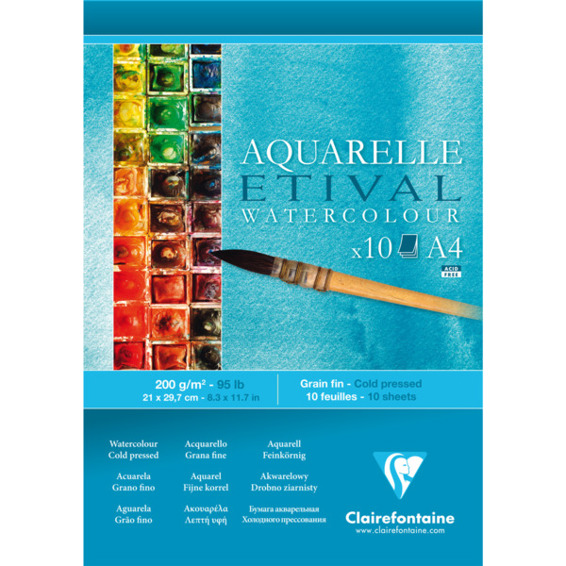 Clairefontaine Etival - Feinkörniges Aquarellpapier