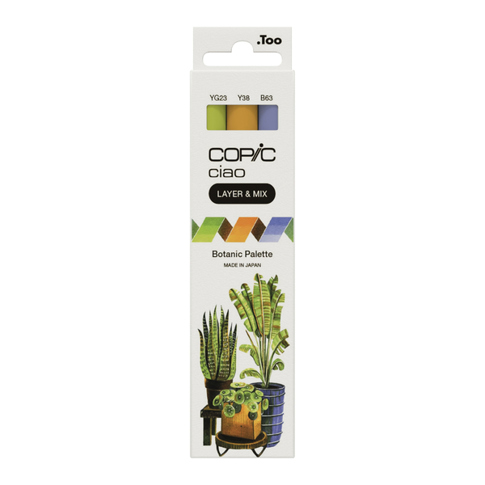 Copic Ciao LAYER & MIX Botanic Palette - Mischpalette für Anfänger