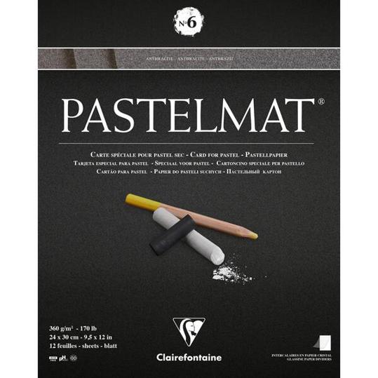 Clairefontaine Pastelmat N°6 - kopfgeleimt Pastellpapier
