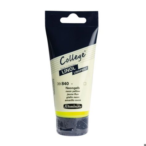 Schmincke COLLEGE Linol 840 neongelb - Linoldruckfarbe