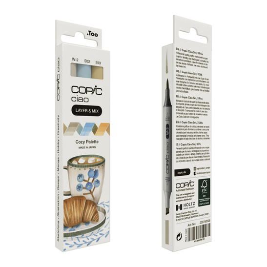 Copic Ciao LAYER & MIX 3D Set - Mischpalette