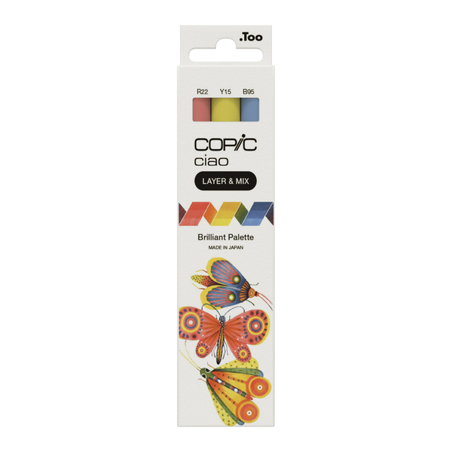 Copic Ciao "LAYER & MIX" 2D Set 220750303 - Brilliant Palette Mischpalette