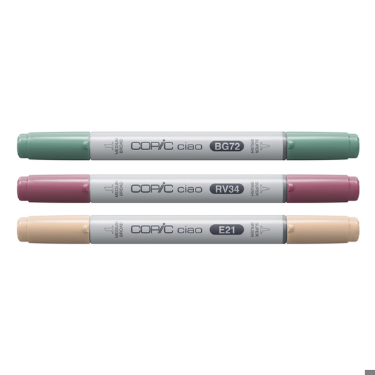 Copic Ciao "LAYER & MIX" Vibrant Palette Marker - Meißel-/Bürstenspitze Mischpalette