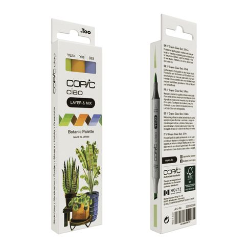 Copic Ciao LAYER & MIX Botanic Palette - Mischpalette für Anfänger