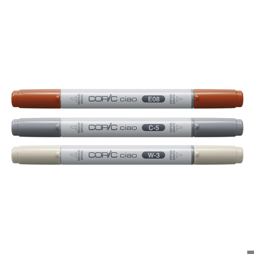 Copic Ciao LAYER & MIX Architect Palette - Nachfüllbares 3er Marker Set