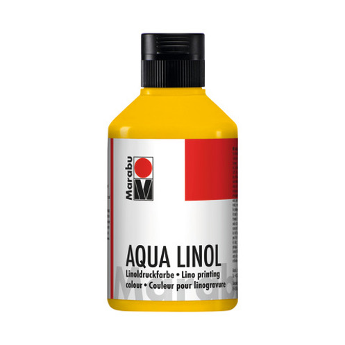 Marabu Aqua-Linoldruckfarbe - mittelgelb Linoldruckfarbe