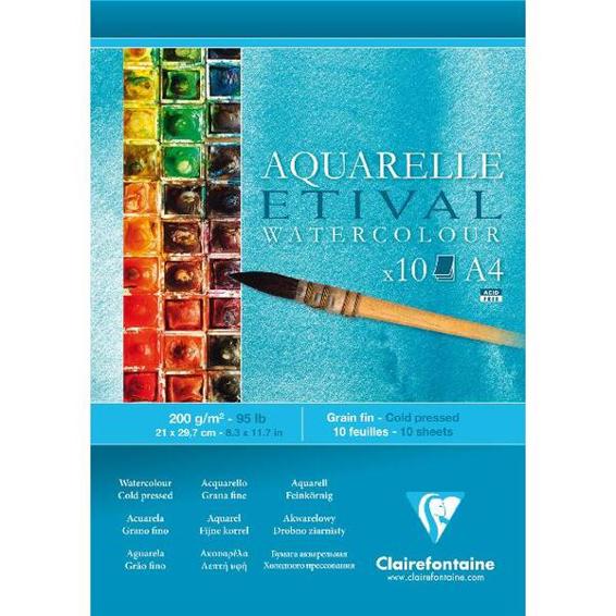 Clairefontaine Etival - Feinkörniges Aquarellpapier