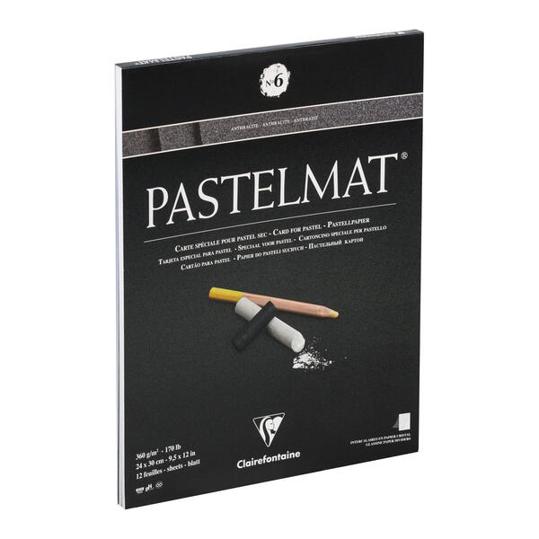 Clairefontaine Pastelmat N°6 - kopfgeleimt Pastellpapier