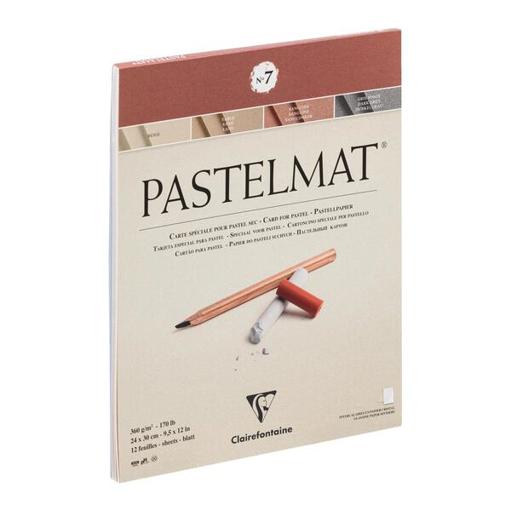 Clairefontaine Pastelmat N°7 - kopfgeleimt Pastellpapier