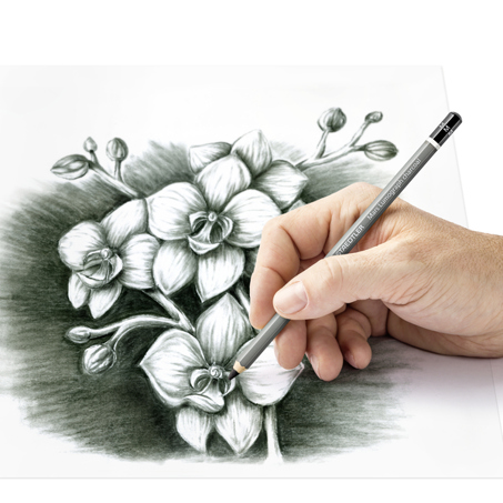 Staedtler Mars Lumograph charcoal 100C - Kohlestifte und Papierwischer